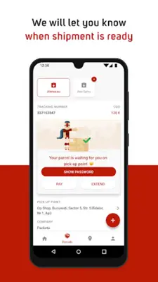 Zásilkovna android App screenshot 2
